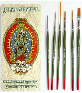 Set di 6 pennelli per pinstriping Tidwell