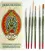 Set di 6 pennelli per pinstriping Tidwell