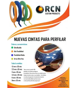 Cinta Naranja Flexibilidad Alta (9mm x 55mtr)