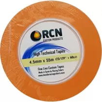 Hochflexibles orangefarbenes Klebeband (4,5 mm x 55 m)
