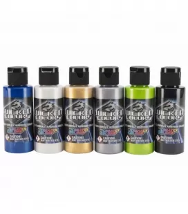 Set Pinturas Wicked Perlados Createx (6ud x60ml)