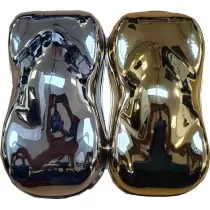 Amostra de cromo e ouro