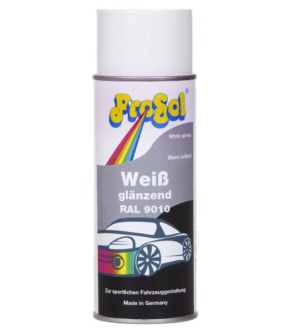 Hochglänzende weiße Automobil-Sprühfarbe