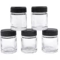 Récipient en verre pour aérographe 22cc