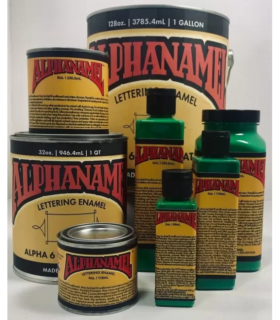 Peinture à fines rayures Alphanamel - 236 ml