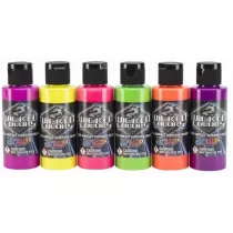 Wicked Colors Createx Ensemble de peinture fluorée