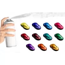 Kit de pulvérisation de peinture effet bonbon (3 unités)