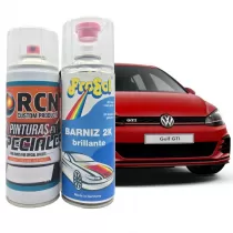 Kit Spray Pintura Coche y Moto + Barniz 2K