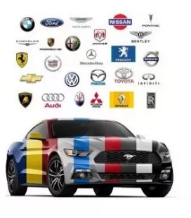 Kit de spray de tinta colorida para carros e motocicletas