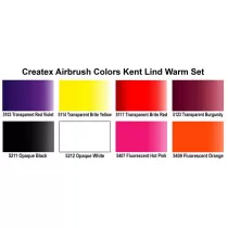 Peintures Warm Set Createx Kent Lind