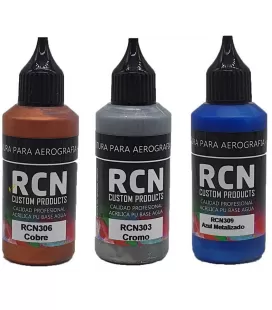 Vernice metallizzata per aerografia RCN