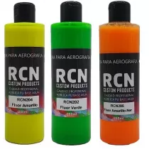Tinta Aerógrafo Fluorescente RCN 250ml