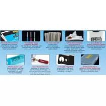 Kit de Nettoyage pour Aérographe Iwata "9 en 1"
