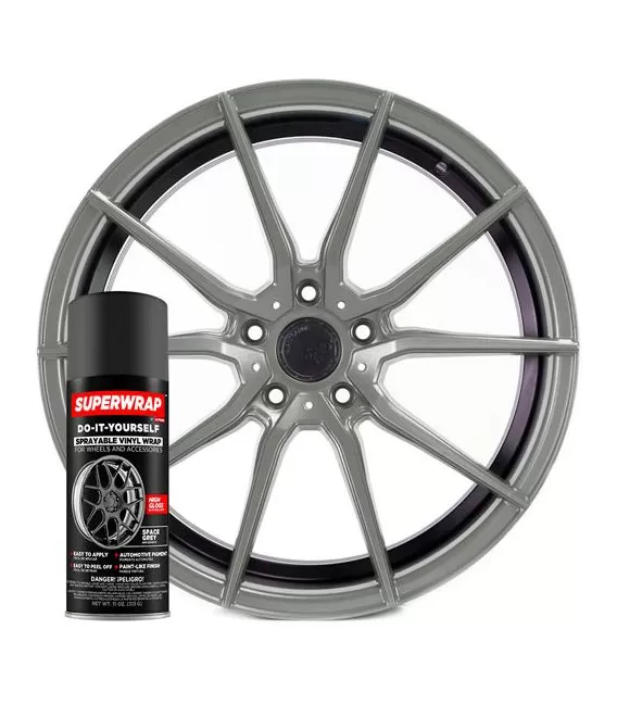 Solide graue Superwrap-Vinyl-Sprühfarbe