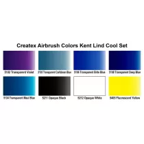 Ensemble de peintures Cool Createx Kent Lind
