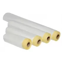 Plastic film with tape (60cm x 25mtr)