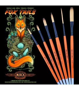 Set Pinceles Mack Tidwell Foxy Tail