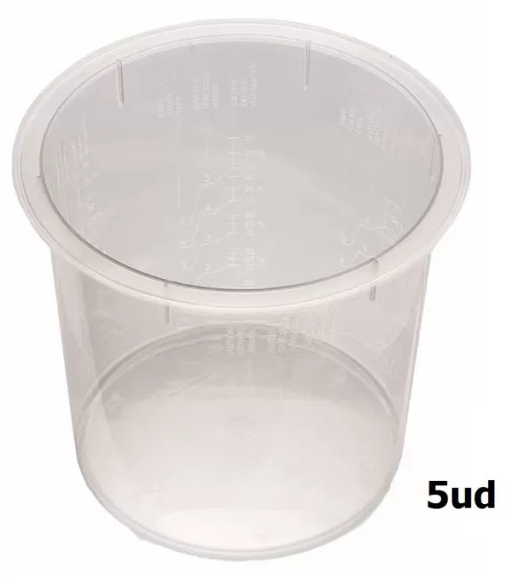 Vaso mezclador 2,5L x 5ud