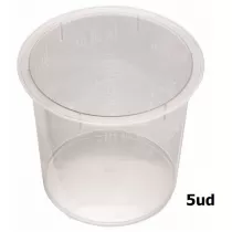 Copo misturador 2,5L x 5 unidades