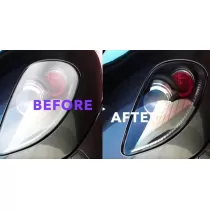 Spray de restauração de farol transparente para lentes