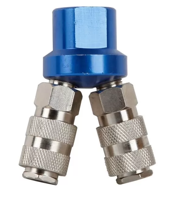 Double Airbrush Quick Connector