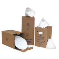 Schachtel mit 1000 Stück Farbpapierfiltern 125 Mikron