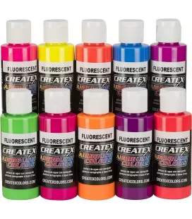 Set 10 Createx Fluorescentes