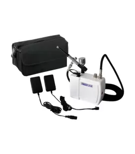 Conjunto de aerógrafo portátil com bateria + bolsa de cintura