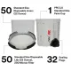 Kit bols, consommables et couvercles PPS 2.0. 650 ml
