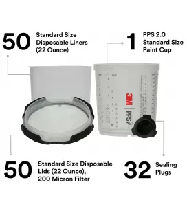Kit Cazoleta, desechables y tapas PPS 2.0. 650ml