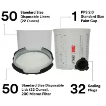 Kit Cazoleta, desechables y tapas PPS 2.0. 650ml