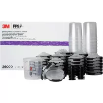 Kit ciotola, monouso e coperchi PPS 2.0. 650 ml
