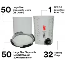 Kit ciotola, monouso e coperchi PPS 2.0. 850 ml
