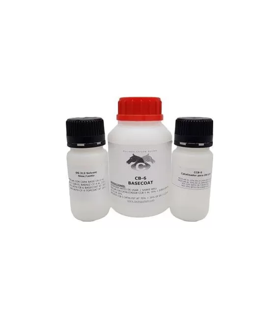 Kit Capa base CB6 - Sistema Cromado - (secado aire) 1/2 LT