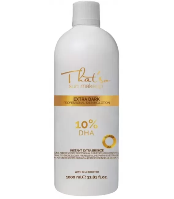 Lozione abbronzante per aerografo DHA 10% Extra Dark - 1L
