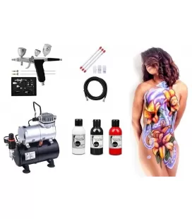 Conjunto Body Paint Aerografia Intermediário