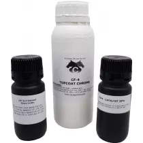 BARNIZ FINAL CROMO CF4 TRANSPARENTE PARA TINTAR- KIT 1/4L +CAT+DIS