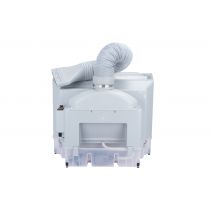 Cabine d'aérographie à rideau d'eau