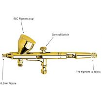 Individuelle Gold-Airbrush-Lackierung – 0,2 mm