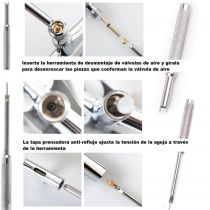 Kit de montagem e desmontagem de aerógrafo