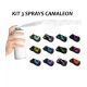 Kit Sprays Pintura Camaleon (3ud)