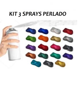 Kit 3 Sprays Pintura Perlada (3ud)