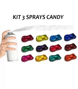 Kit de pulvérisation de peinture effet bonbon (3 unités)