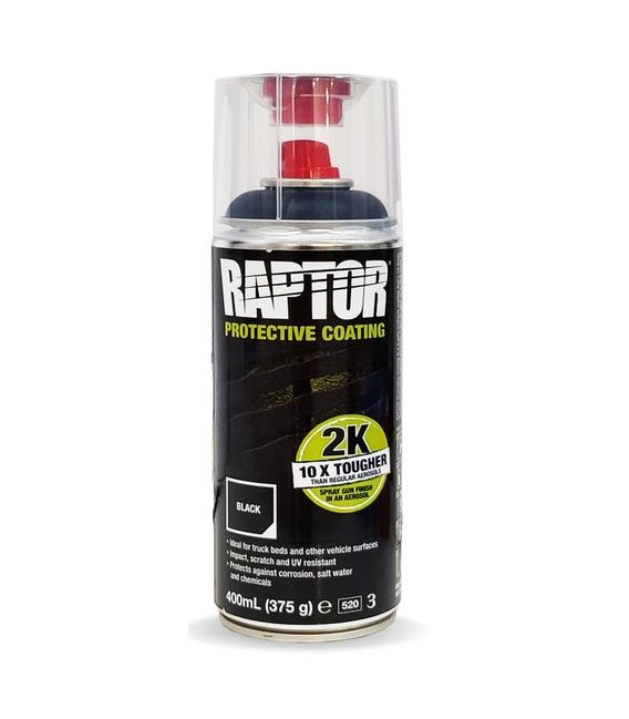 Peinture Raptor Black 2K