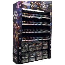 Peintures métalliques Vallejo True Metallic (18 ml)