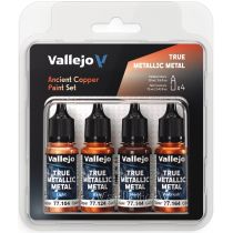 Sets True Metallic Metal Vallejo (18ml x 4ud)