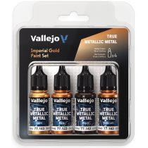 Sets True Metallic Metal Vallejo (18ml x 4ud)