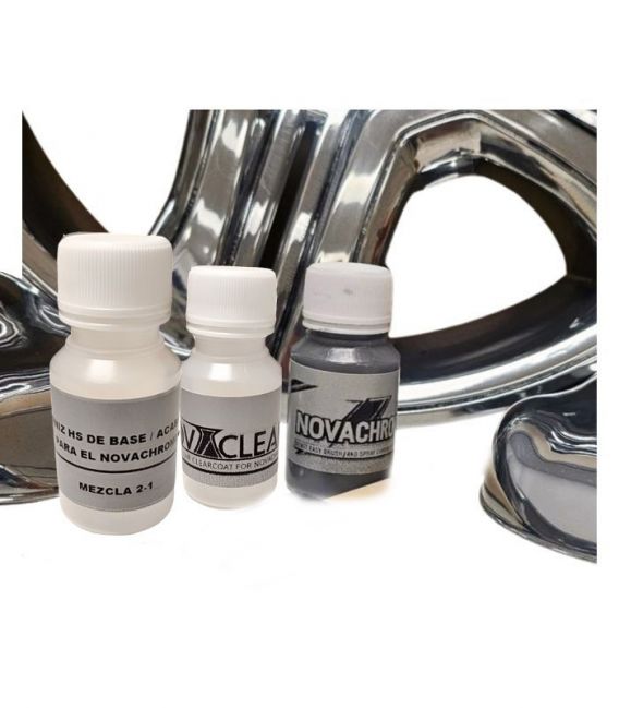 NovaChrome Mirror Chrome Effect Complete Paint Kit