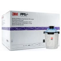 Caixa com 50 tampas 3M PPS 2.0 de 650ml e 850ml.