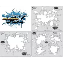 Plantillas SPLATTER FX de Artool